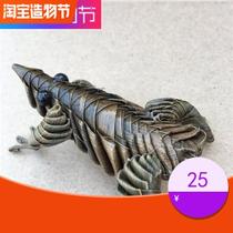 Brown woven crafts Grass woven frog Traditional handicrafts Changsha Intangible cultural Heritage Qingming Scenic Spot hot crafts