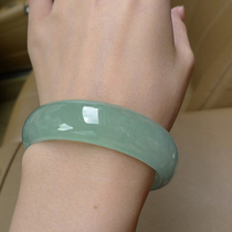 Burmese Jade Bracelet Ice Kind Light Green Jade Bracelet With Certificate Womens Girl Jade Jade Bracelet