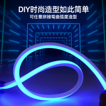 LED silicone line light Embedded soft light strip Light slot Arc-shaped shape Linear linear light Flexible light strip