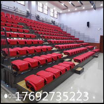 Sports basketball stadium electric manual telescopic soft bag stand theater audience folding ladder outdoor blow molding seat