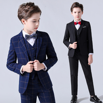 Childrens suit three-piece autumn and winter Korean suit