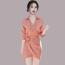 Early autumn 2021 womens clothing autumn light luxury dress small man temperament light familiar style workplace wear high sense