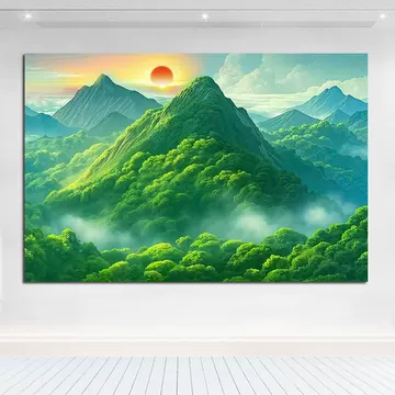 横版森林油画装饰画-横版森林油画装饰画促销价格、横版森林油画装饰画