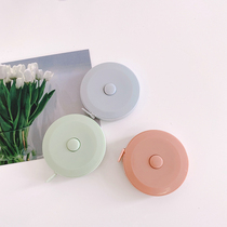 ins Nordic style simple automatic retractable ruler Mini small tape measure Clothing measure body tape measure