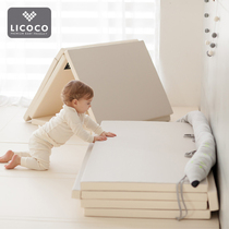 South Korea LICOCO Ricoco Purple Vegetable Rolls Baby Seamless Folding Crawl Cushion Baby Climbing and Cushion Double Face