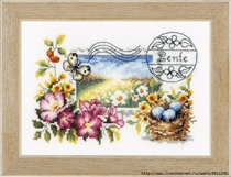 PN-0148641 Spring Paper embroidered 2 pages 135g coated paper printing