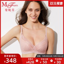 (Double 11 pre-sale) Manifen Yangtze River Delta no steel ring bra women lace underwear 20812162