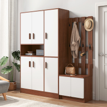 Shoe Cabinet Cloister Hood Home Doorway Entrance Door Integrated Close To Wall Entrance Door Closed Cabinet Containing High Standing Balcony Lockers
