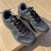 Physical running training shoes black sports shoes wear-resistant rubber shoes non-slip light running shoes