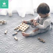 ins cotton mat blanket baby cotton crawling mat mat baby mattress game mat mat blanket photo background