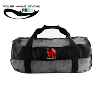 Scuba diving kit flippers mesh bag BCD mesh bag carry with shoulder strap thickened