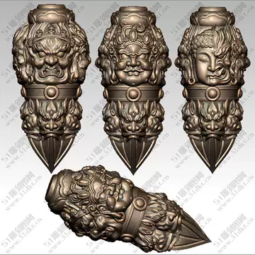年代物 出土 銅製 大黑天像 金剛杵 降魔杵 法器 館蔵上品120633 金剛杵