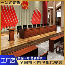 Meeting tiao zhuo 1 2 m tiao xing zhuo conference room paint double pei xun zhuo podium podiums table and chair