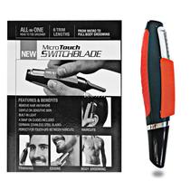Male Switchblade Shaver Grooming Remover Hair Trimmer 2 in 1