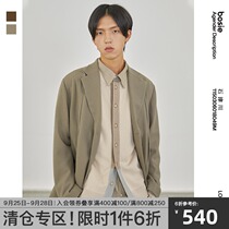 bosie shijinchuan autumn new suit male couple retro joker loose female casual woolen coat tide