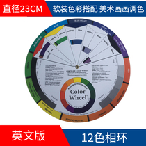 American imported Color Wheel Color Wheel Color flower Color Wheel Color Color with Color card 23CM