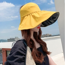 Japan Black Gum Air Top Sun Protection Hat Children Summer Great Brim Shade Anti UV Sun Hat Foldable Fisherman Hat