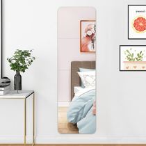  Mirror wall stickers self-adhesive cabinet door lenses wall-mounted full-length mirrors household dormitory artifacts commercial photo fitting mirrors