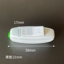 White bedside switch 6Aa high power online control button switch bedside lamp LED halfway switch