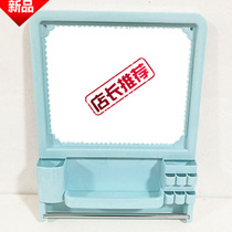 Loving Mirror Brief Wall-mounted Wall Mirror Fashion Dresser Wall Hung With Shelf Wall Hung Makeup Mirror Wash Terrace Bathroom