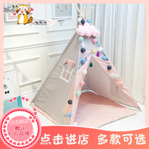 Pink stars tent baby peek-a-boo House Indian childrens tent indoor tent reading corner Princess
