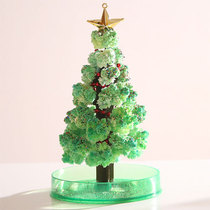 Small Christmas tree diy toy paper tree blossom watering blossom magic crystal tree Christmas children gift