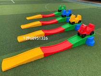 Kindergarten pulley three-stage scooter childrens rail car