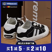  Childrens canvas shoes baby white shoes childrens kindergarten indoor shoes boys shoes girls spring and autumn soft soleplate shoes