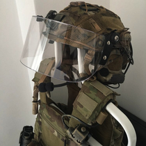Dei Battalion Outdoor Tactical Helmets Wind Mirror Protective Lenses CS Helmet Lenses FAST Helmet Mask