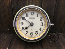 Old ship clock Japan SEIKO electric clock Nautical clock Antique collection old objects vintage family watches