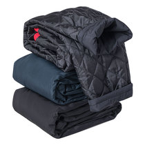 Cotton pants mens winter wear plus velvet thickened sports leisure high waist straight tube middle-aged and elderly people fattening warm trousers
