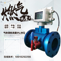 Gas turbine Natural gas flowmeter Liquefied gas nitrogen biogas LWQ gas intelligent industrial flow meter DN80