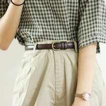 Retro student small belt simple Joker Korean decorative thin belt female ins with skirt chic jeans belt