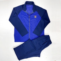 New style fire Spring and Autumn long sleeve physical training suit set military fans quick-dry mens sports flame blue training suit