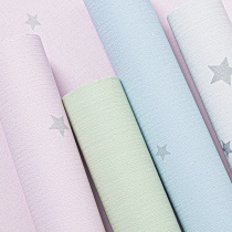 Net Red Wallpaper Self-Adhesive Waterproof Moisture-Proof Bedroom Cozy Background Wall Applid Wallpaper Desktop Wardrobe Subretouching Stickers