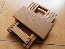 New Myanmar teak stool fishing chair fishing stool chair thick folding portable solid board stool quality