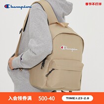 Champion Champion Official Website Backpack 22 Spring New Contrast Embroidered LOGO Backpack Bag Same for Men and Women