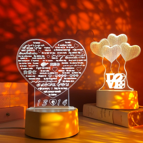 Подарок на день рождения девочки Qixi День святого Валентина, чтобы отправить подруги и пары своему парню мужу и жене, практическое мемориальное значение