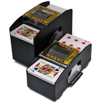Two-in-one poker machine portable cards 1-4 pairs of wide cards dual-purpose new shuffler shuffler playing cards
