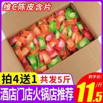 Aming Gowc Chenpi lozenges Net Red Sea Salt Mint Strong Cool Fresh Breath Candy Wholesale Wholesale