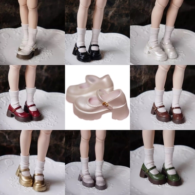 taobao agent Azone blythe small rag doll ob 1/6 muffin loli shoes thick bottom Mary shoes
