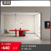Solid wood desk long table minimalist conference table home dining table high-end negotiation table living room desk designer work