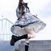 Skirt support lolita lolita cloud support adjustable violence boneless soft yarn marshmallow daily stand-up petticoat