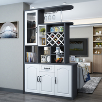 Nordic living room porch cabinet wine cabinet partition cabinet Hall storage shoe cabinet small apartment simple modern double-sided screen Cabinet