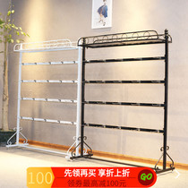Iron socks shelf display rack display Zhongdao trailer rack accessories floor multifunctional gloves mobile socks hanger