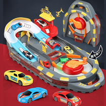 Childrens parking lot toy rally track car adventure puzzle assembly 6 Childrens Day gift 3