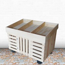 Candy wooden fruits and vegetables Grain bulk supermarket fruit shop grain shop grain dried fruit container new island exhibition