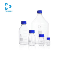 schott german import chott transparent silk mouth blue cover reagent bottle brown screw mouth reagent bottle 25 50100250500 1000 2000ml1 2