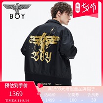 boylondon flagship 2021 new brush golden eagle loose jacket mens spring and autumn jacket women 303002