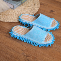 Detachable and washable lazy floor slippers Mens and womens home sweeping mute